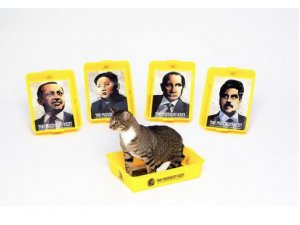 ERDOĞAN, KEDİ TUVALETLERİNE YÜZ OLDU
