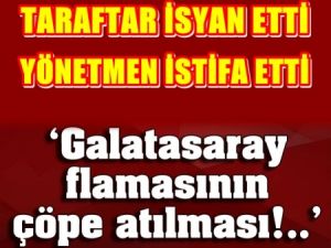 'Galatasaray flamasının çöpe atılması!..'
