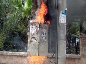 TRAFO BÖYLE HAVAYA UÇTU