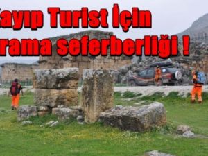Kaybolan Turist İçin Arama Seferberliği