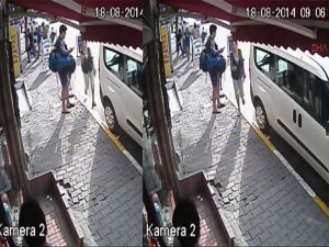 İŞTE TAKSİM'DEKİ SPATULALI SALDIRININ GÖRÜNTÜLERİ