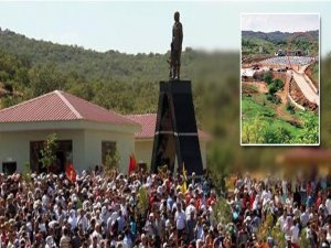 PKK HEYKELİ'NİN 8 AY ÖNCEKİ GÖRÜNTÜLERİ ÇIKTI