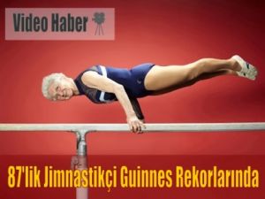 87'lik Jimnastikçi Guinnes Rekorları'nda