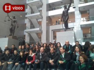 İstanbul Adalet Sarayı'nda arbede!