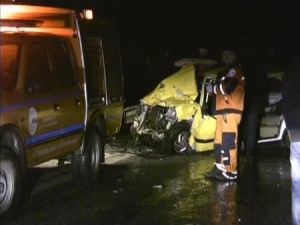 Afyonkarahisar'da feci kaza...