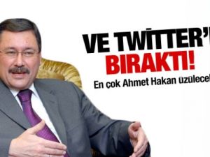 Melih Gökçek Twitter'ı bıraktı!