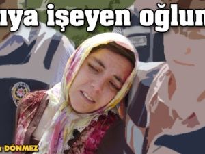 Halıya işeyen oğlunu öldürdü