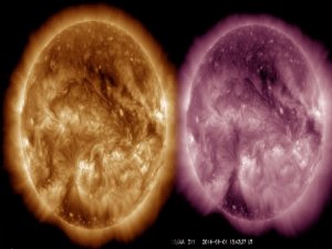 MUHTEŞEM GÜNEŞ PATLAMASI GÖRÜNTÜLERİ