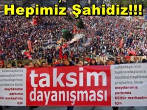 Taksim Dayanışması: "Hepimiz Şahidiz!!!"
