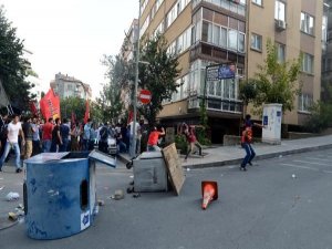 ASANSÖR FACİASI EYLEMİNE GAZLI MÜDAHELE