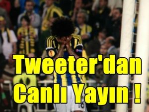 Twitter'de Canlı Fenerbahçe Benfica Macı Fenerbahçe 1 Benfica 0 (Egemen 72)