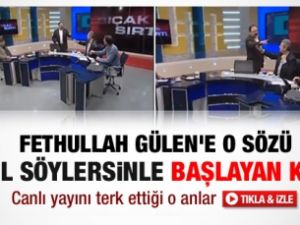 Gazetecilerden canlı yayında Gülen-Erdoğan kavgası – izle