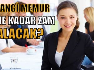 Hangi memur ne kadar zam alacak?İşte tam liste...
