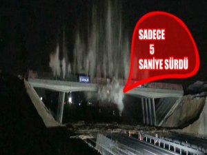 GECE YARISI KÖPRÜLERİ HAVAYA UÇURDULAR