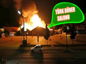 ALMANYA'DA TÜRK KEBAPÇI YANDI