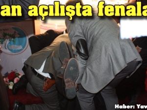 Bakan açılışta fenalaştı!