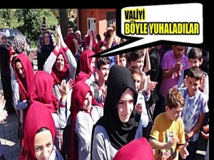 İMAM HATİPLİLER OKULDA EYLEM YAPTI VALİYE  YUH ÇEKTİ