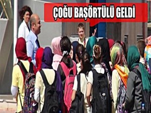 İŞTE BAŞÖRTÜSÜ KARARINDAN SONRA OKULLARIN DURUMU