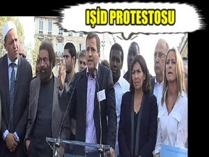 BİNLERCE KİŞİ IŞİD'İ BÖYLE PROTESTO ETTİ