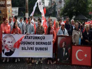 BEYOĞLU'NDA TÜRBAN PROTESTOSU