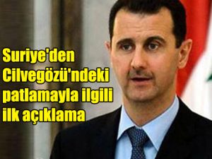 Suriye'den Cilvegözü'ndeki patlamayla ilgili ilk açıklama