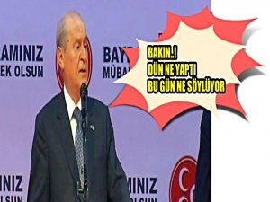 BAHÇELİ 'DEN ŞOK EDEN AÇIKLAMA