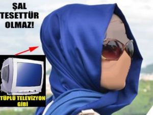 Cemaat sitesinden türban şal yorumu