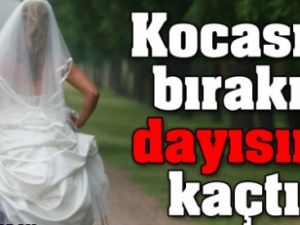 Dayısıyla kaçan eşinden 100 bin lira tazminat istiyor