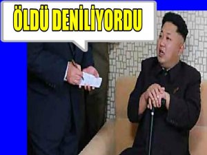KUZEY KORE LİDERİ ORTAYA BÖYLE ÇIKTI