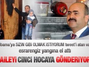 Obama'ya Twit Atan Vali, Vatandaşı Cinci Hocaya Gönderdi