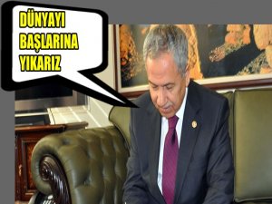 BÜLENT ARINÇ KÜRTLERİ  BÖYLE TEHDİT ETTİ