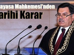 Anayasa Mahkemesi'nden Tarihi Karar!