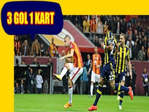 DERBİ MAÇTA 3 GOL 1 KART