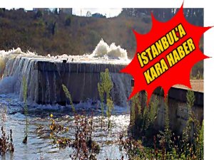 İSTANBUL'A SU TAŞIYAN HAT PATLADI