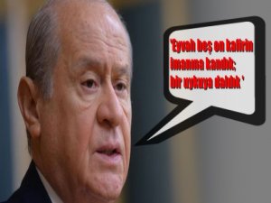 BAHÇELİ'DEN ŞİİRLİ TAZİYE