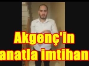 Akgenç'in sanatla imtihanı!