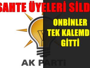 Sahte AKP'liler Silindi