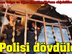 Hırsız diye polisi dövdüler