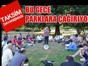 Taksim Dayanışma Bu Gece Parklara Çağırıyor