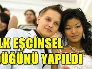İlk Eşcinsel Düğünü yapıldı