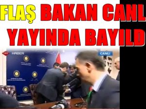 Bakan Canlı Yayında Bayıldı