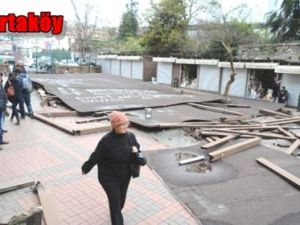 Ortaköy Kadın Pazarını Yıktılar