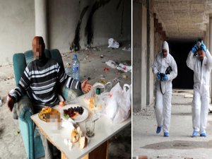 POLİS CESEDİ İNCELERKEN, O ÇİLİNGİR SOFRASI KURDU