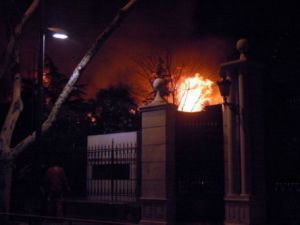 Galatasaray Üniversitesi'nde yangın