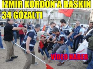 İzmir'e Gezi Baskını 34 Gözaltı