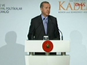ERDOĞAN:KADIN VE ERKEK EŞİT OLAMAZ