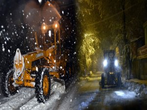 O İLDE BİLE KAR YOLU KAPADI