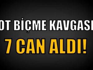 Ot Biçme Kavgası 7 Can Aldı!