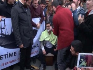 CHP O GÖKDELENLERİ BÖYLE PROTESTO ETTİ