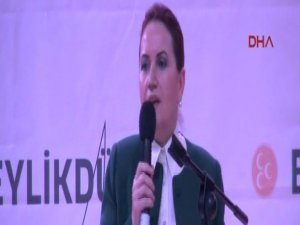 MERAL AKŞENER'DEN DAVUTOĞLU'NA ; "ŞİMDİ YÜREĞİN YETİYORSA"